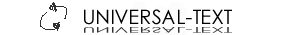 Hier ist das Logo von Universal-Text zu sehen.
